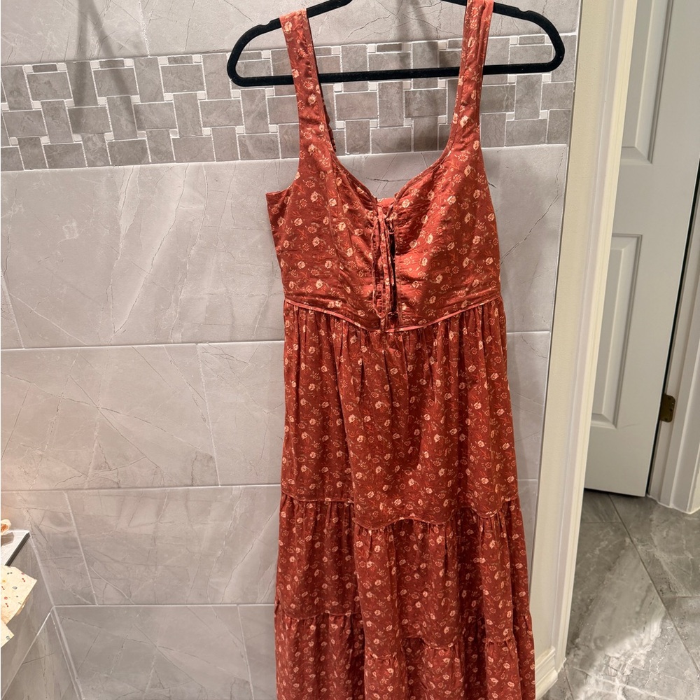 Christy Dawn Adele Dress in Red Oat Straw size Medium - Picture 4 of 13